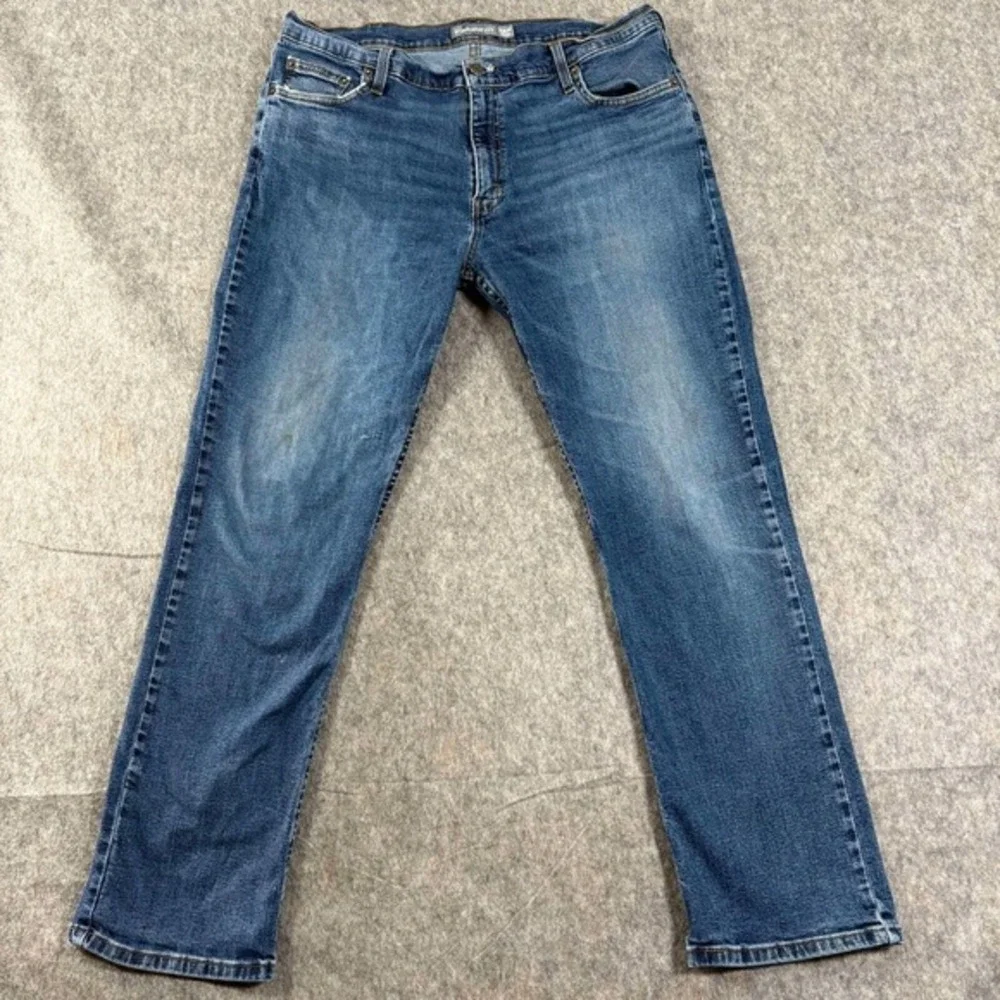 Member's Mark Men's Straight Jeans Size 38x30 Cotton Denim Medium Wash 5 Pockets